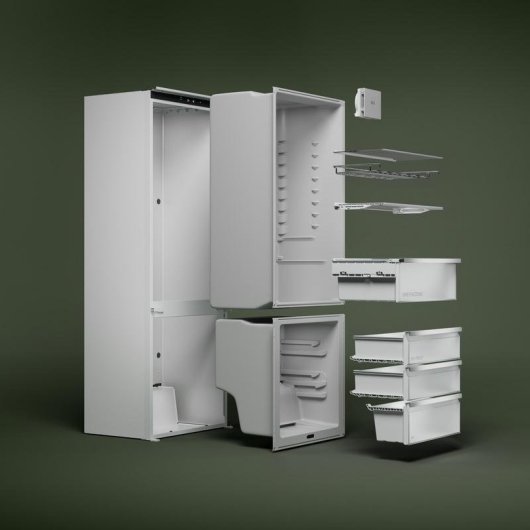 Réfrigérateur Combi AEG OSC6D181ES Low Frost 177cm 269L E Blanc