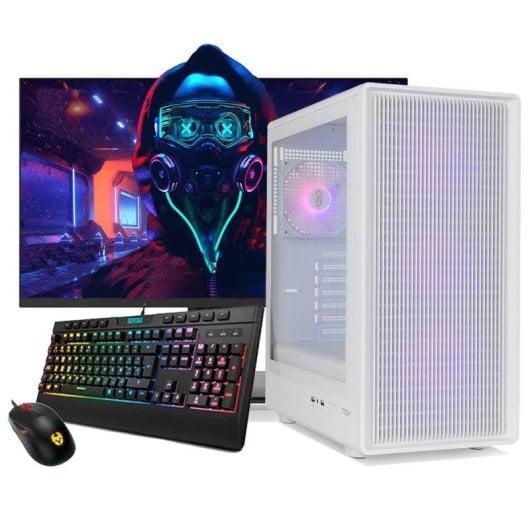 Desktop NeoPC Iota AMD Ryzen 9 5950X 32GB 2TB NVMe RTX 5060 Windows 11 Pro 27"