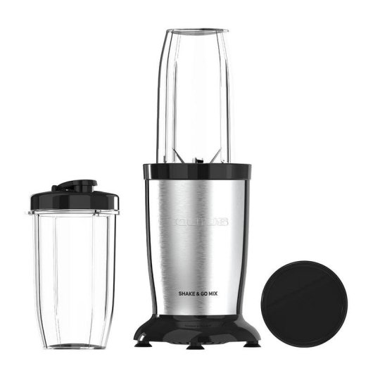 Batidora de vaso Taurus SHAKE & GO MIX 1000 W Acero inoxidable Negro