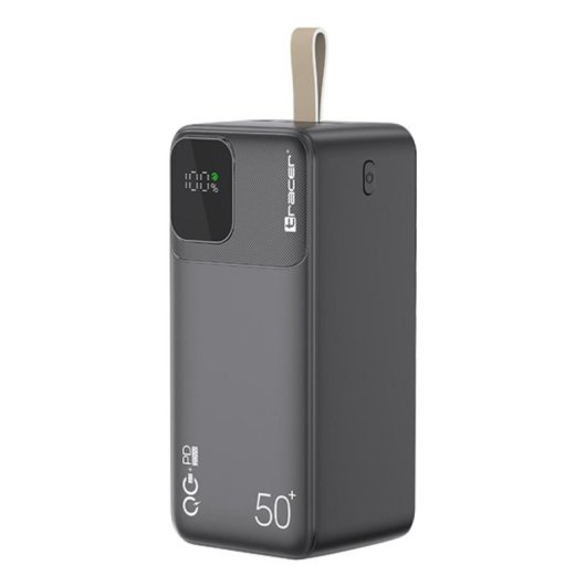 Bateria Externa Tracer PRIME-V5 50000 mAh Quick Charge 4+ Power Delivery 3.0 Preto
