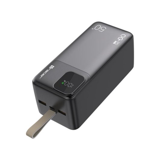 Bateria Externa Tracer PRIME-V5 50000 mAh Quick Charge 4+ Power Delivery 3.0 Preto