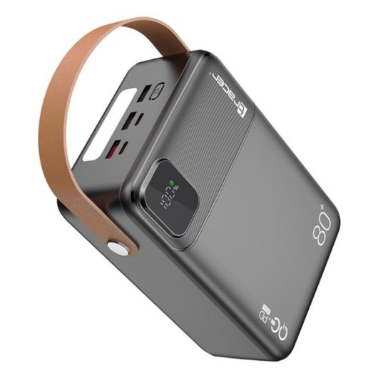 Bateria Externa Tracer PRIME-V8 80000 mAh Quick Charge 4+ Power Delivery 3.0 Preto