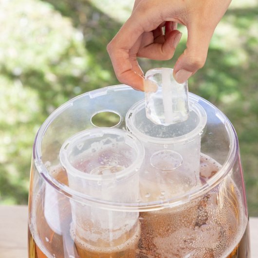 Pack Dispensador De Cerveza Refrigerante Innovagoods Y 2 Gafas De Sol Enrollables Sunfold France