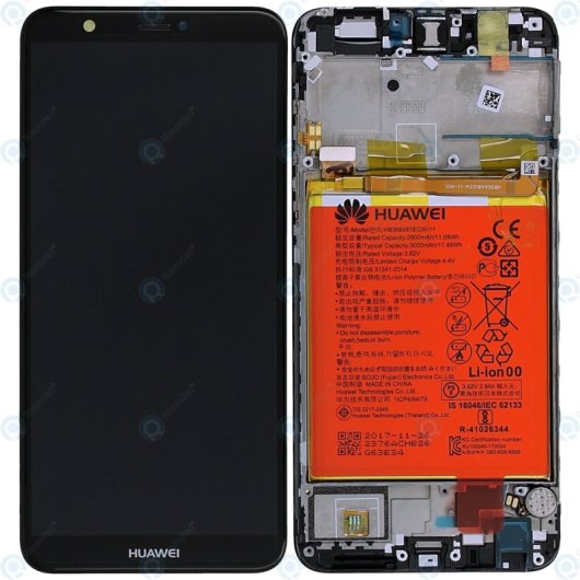Pantalla Con Marco Huawei P Smart Original Usada (batería No Funciona) Repuesto