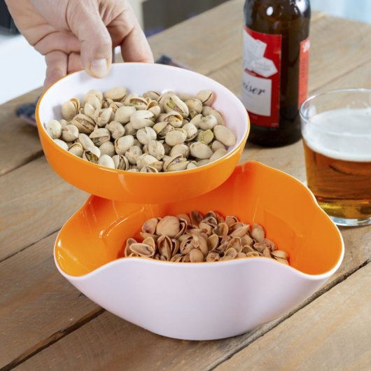 Pack De Bols Para Aperitivos 2 En 1 Y Dispensador De Bebidas Refrigerante Innovagoods