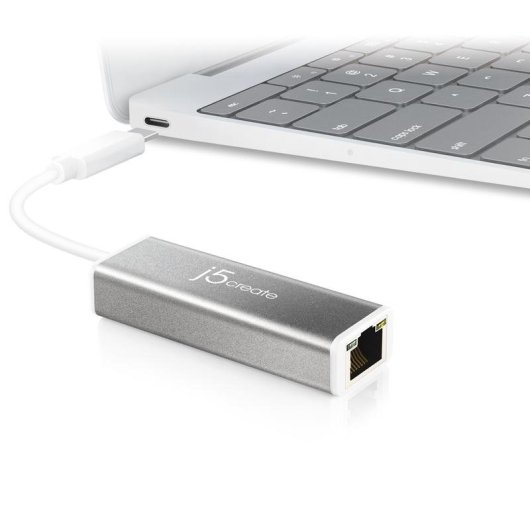 Adaptador USB-C a Gigabit Ethernet j5create JCE133G
