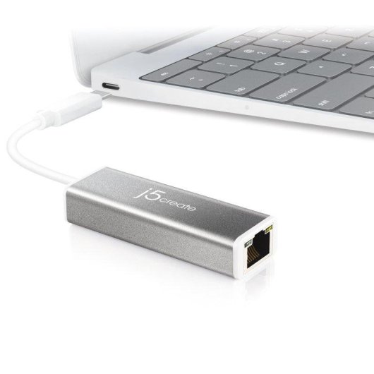 Adaptador USB-C a Gigabit Ethernet j5create JCE133G
