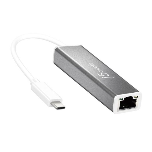 Adaptador USB-C a Gigabit Ethernet j5create JCE133G