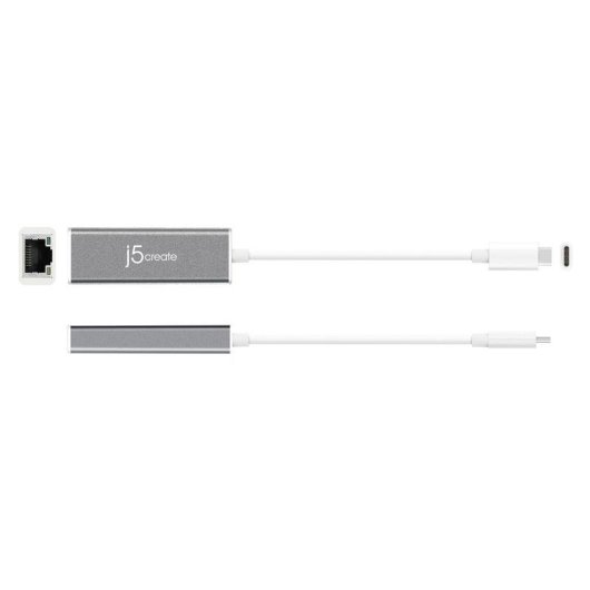 Adaptador USB-C a Gigabit Ethernet j5create JCE133G