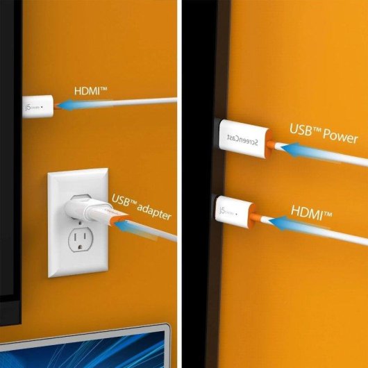 Adaptador de ecrã sem fios HDMI ScreenCast j5create