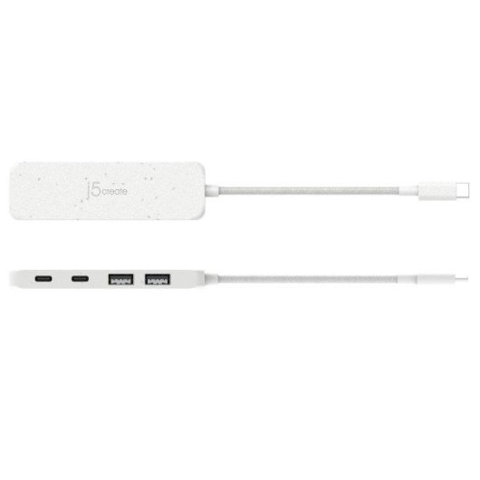 USB-C 4-Port-Hub j5create Ökologische Generationen