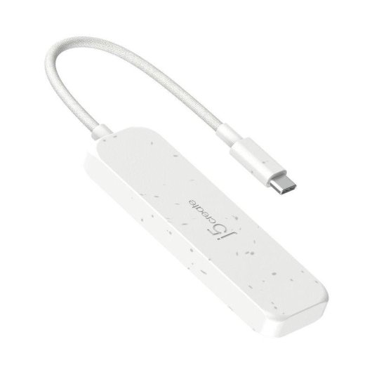 Concentrador USB-C j5create JCH345EW 4 puertos 2ª generación ecológico