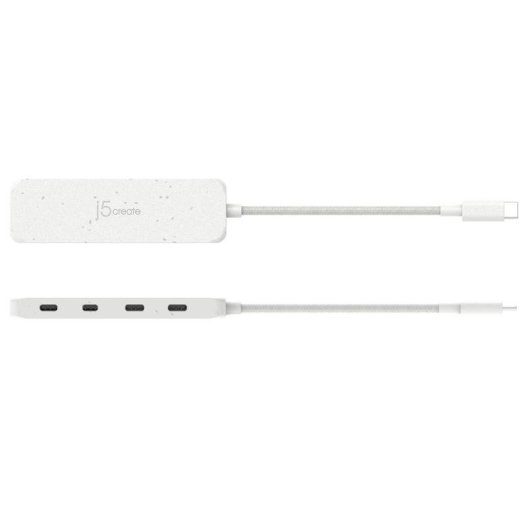 Concentrador USB-C j5create JCH345EW 4 puertos 2ª generación ecológico