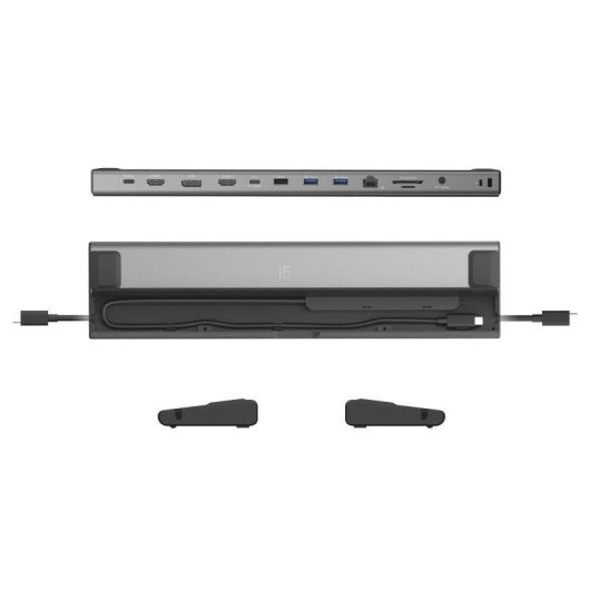 Base de acoplamiento j5create para pantalla triple 4K USB4