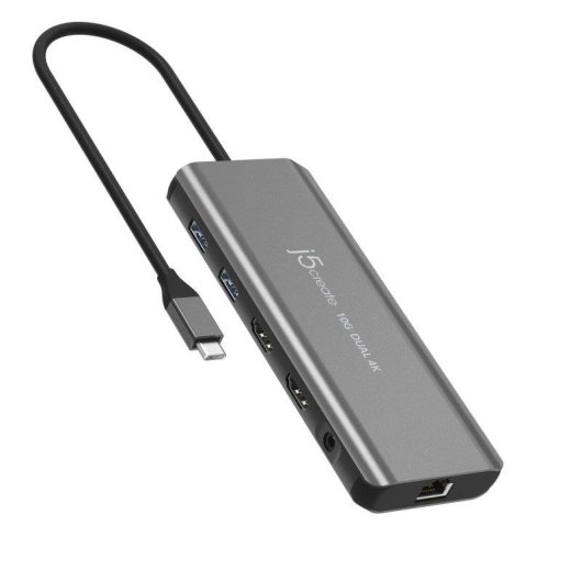 Base de acoplamiento USB-C j5create JCD398-N Dual 4K HDMI 10 Gbps