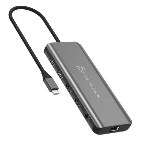 Base de acoplamiento USB-C j5create JCD398-N Dual 4K HDMI 10 Gbps