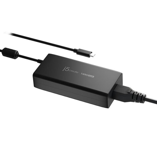 Carregador USB-C GaN PD 3.1 140W j5create Preto