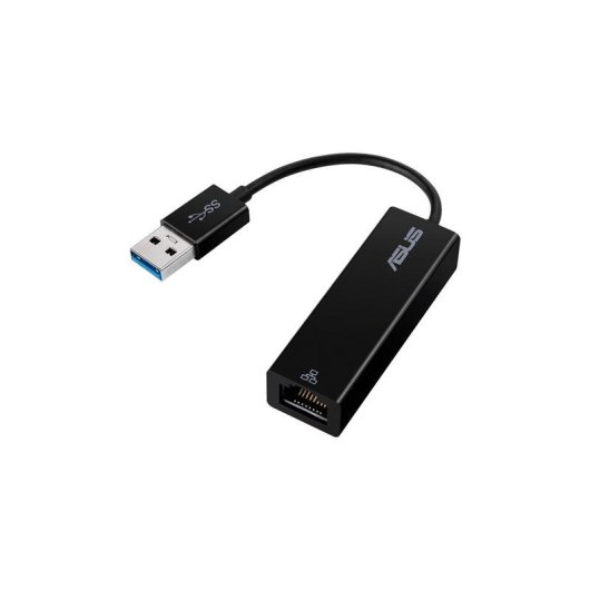 Adaptador USB a Ethernet ASUS OH102 U3 TO RJ45 DONGLE Negro