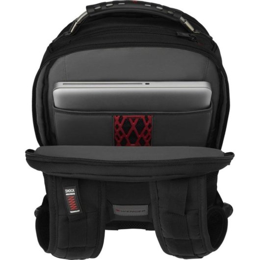 Mochila Wenger Ibex 16" Poliéster Negro 26L