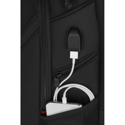 Mochila Wenger Ibex 16" Poliéster Negro 26L