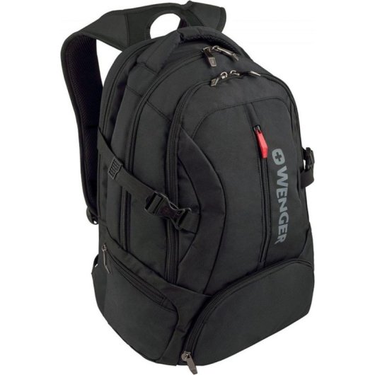 Mochila Wenger Transit Deluxe 16" Poliéster 3 Comoras Negra