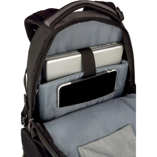 Mochila Wenger Transit Deluxe 16" Poliéster 3 Comoras Negra