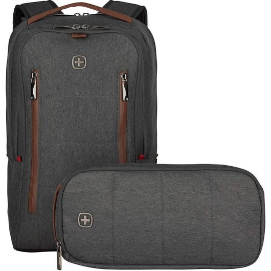Mochila Wenger City Upgrade 16" Poliéster 15L Gris