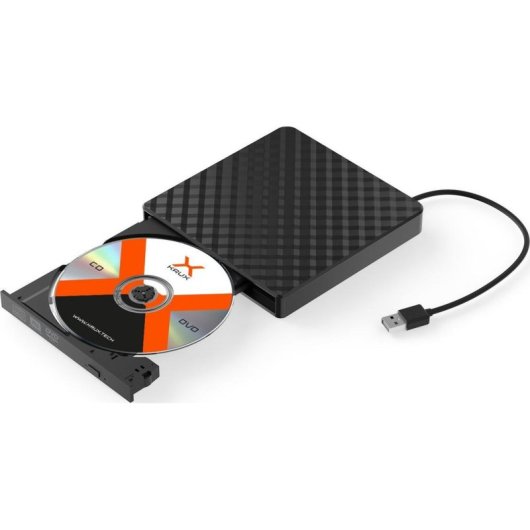 Lector de DVD Externo USB Krux KRX0071 Negro