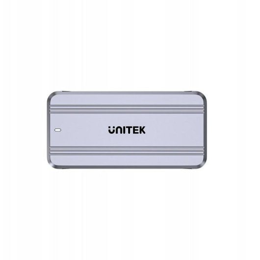 Caixa externa Unitek S1242AGY M.2 NVMe USB4 Alumínio Cinzento com ventoinha