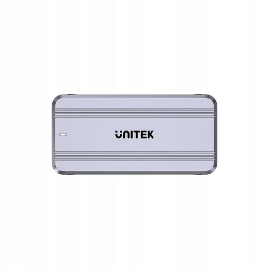 Caixa externa Unitek S1242AGY M.2 NVMe USB4 Alumínio Cinzento com ventoinha