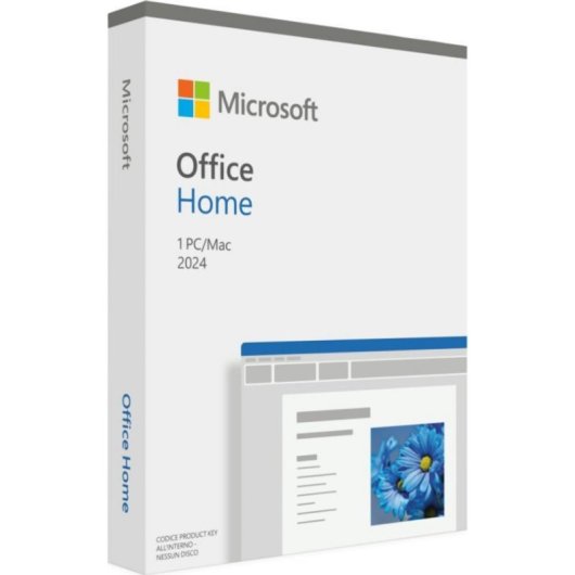 Licenza Microsoft Office Home 2024 Spagnolo 1 PC 1 Utente