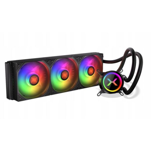 Refrigeración Líquida Krux HydroX 360 ARGB 360mm 3 Ventiladores PWM ARGB