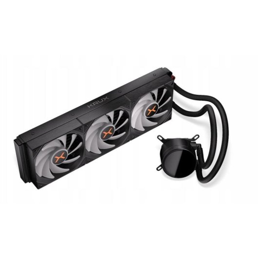 Refrigeración Líquida Krux HydroX 360 ARGB 360mm 3 Ventiladores PWM ARGB