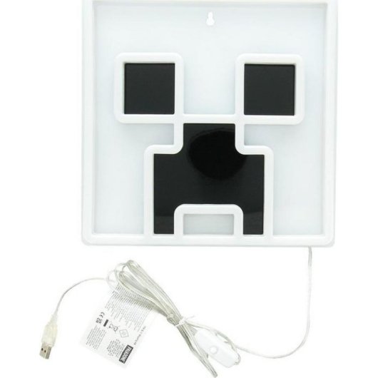 Lámpara LED de pared Creeper de Paladone para Minecraft