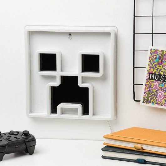 Lámpara LED de pared Creeper de Paladone para Minecraft