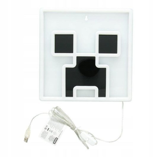 Lámpara LED de pared Creeper de Paladone para Minecraft