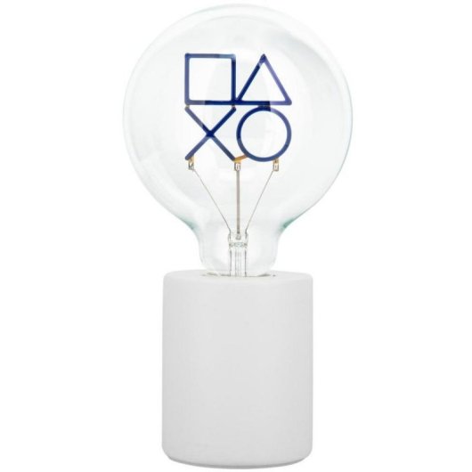 Lâmpada LED Neon PlayStation Paladone 24,3 cm Base Cerâmica