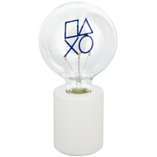 Lâmpada LED Neon PlayStation Paladone 24,3 cm Base Cerâmica