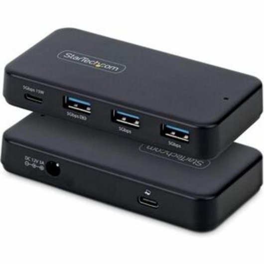 Hub USB StarTech.com 4 Puertos USB-C y USB-A 5Gbps Autoalimentado 36W