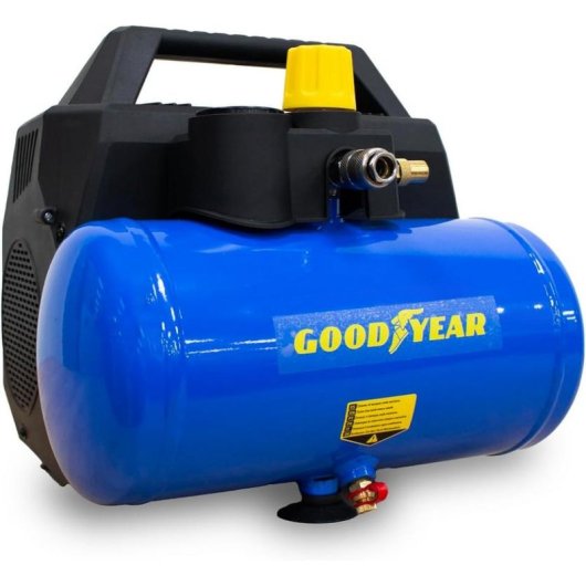 Compresseur d'air Goodyear GY08248SOF Silencieux 24L 8 Bar