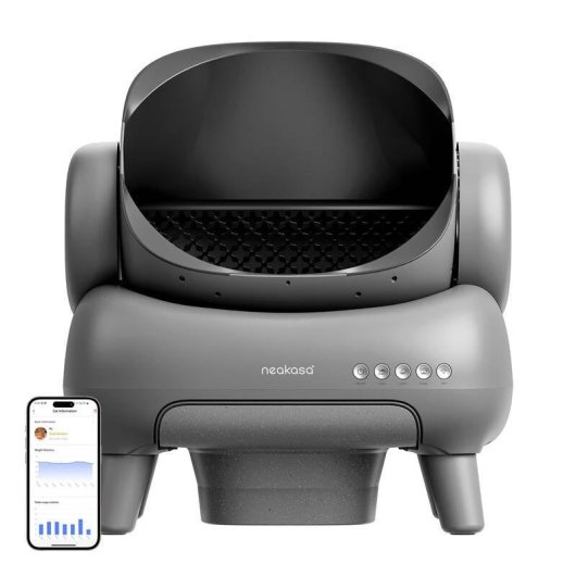 Areia Inteligente Auto-limpieuse Neakasa M1 Controlo Odores Design Aberto