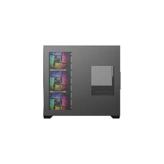 Caja PC xyz TESSERACT X 50 ATX Cubo Acero Negro con Ventana Cristal Templado y 6 Ventiladores A-RGB