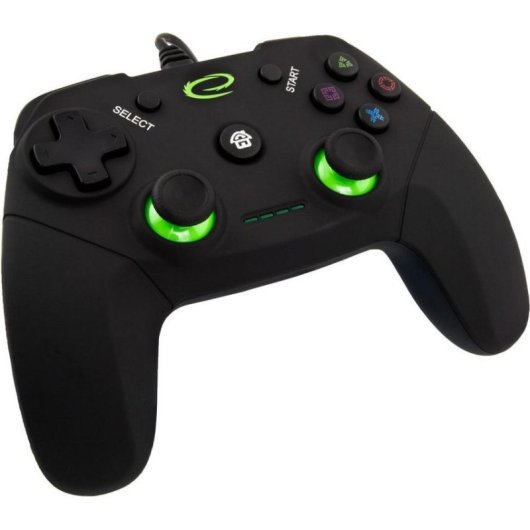 Gamepad Esperanza Vanquisher EGG110K con vibraciones para PC y PS3