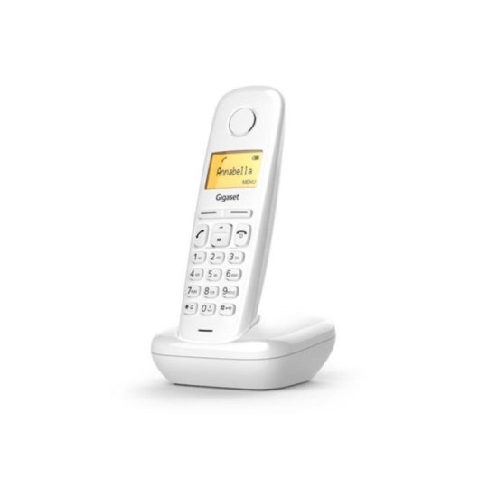 Téléphone DECT Gigaset A170 Inalámbrico con Altavoz y 50 Entradas Blanco