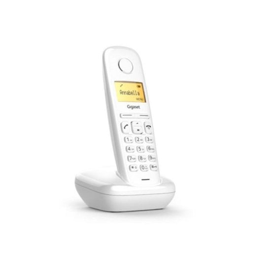Téléphone DECT Gigaset A170 Inalámbrico con Altavoz y 50 Entradas Blanco