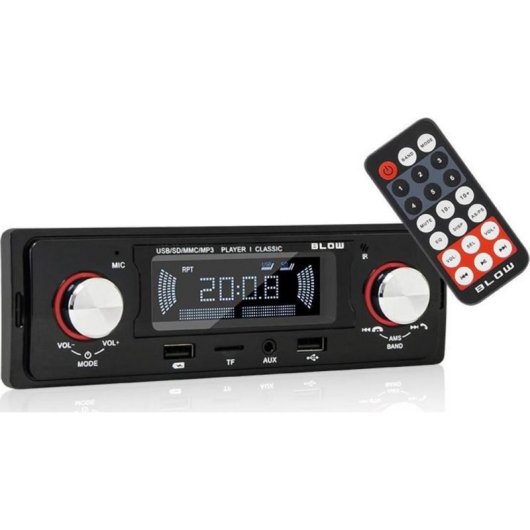 Radio Auto Blow Classic 78-287 Bluetooth USB SD MP3 1 DIN