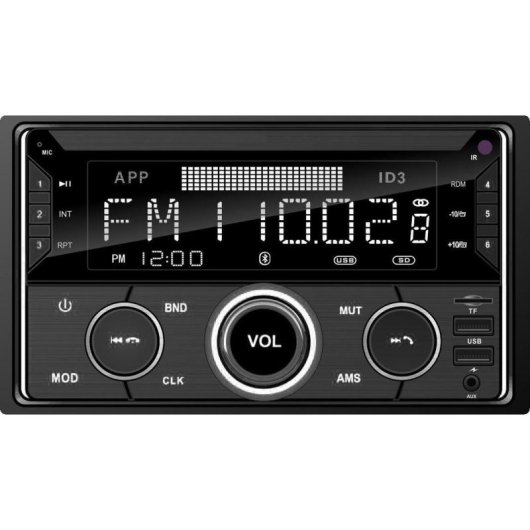 Radio Blow AVH-9620 2DIN Bluetooth USB SD RGB