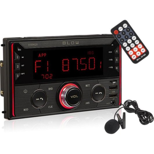 Radio Blow AVH-9620 2DIN Bluetooth USB SD RGB