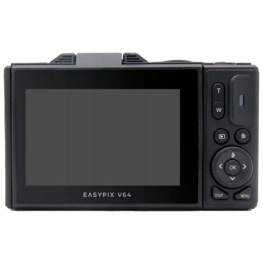 Cámara Digital EasyPix V64 Flip Negra 64 Mpx WiFi 4K