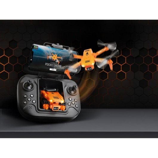 Drone Revell Pocket Drone Quadcopter RC 23810 Câmera 720p